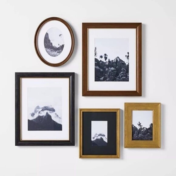 Studio McGee Other - Threshold Studio McGee Set of 5 Real Wood Gallery Frames - Target Fall 2024